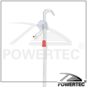 POWERTEC 125mm Rotary Hand Manual Drum Barrel Oil Pump