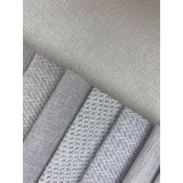 Colección de telas de tapicería color crema de lujo