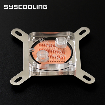 pure copper acrylic cover  cpu water block