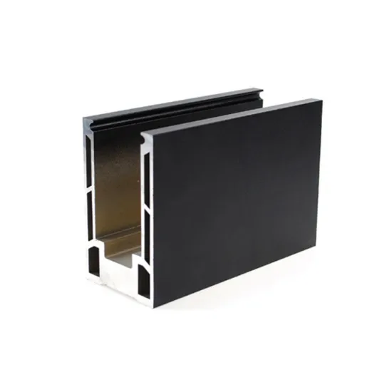 Aluminum Extrusion Railing Profiles for Pergola Veranda Balcony Fencing U Channel Glass