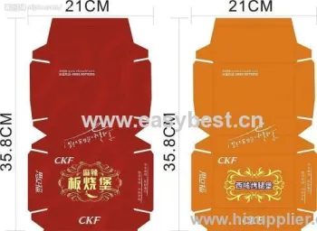Folding Food Packaging Paper Box With Printing Scpb-018 