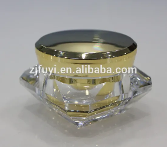 15g/30g/50g Empty Elegant Acrylic Cream Packaging Shine Cosmetic Acrylic Jar