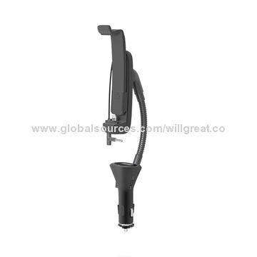 In-car Holder with FM Transmitter for iPhone 5, LCD Display Show Frequency