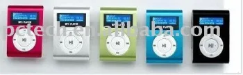 classic clip mp3 player OLED with card slot
