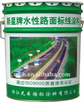 Water based road marking paint