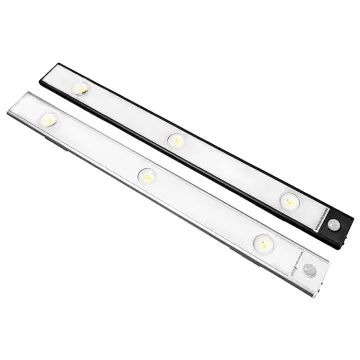 Ultra Slim Magnetic USB Rechargeable Induction LED Under Cabinet Lights with Motion Sensor