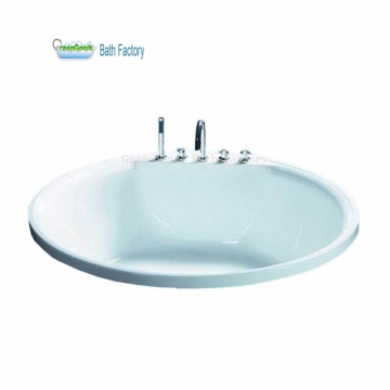 CE Certified 1300cm Round Small Hydro Massage Drop-In Bathtub