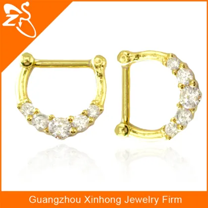 non piercing nose ring, indian style nose piercing, gold nose piercing