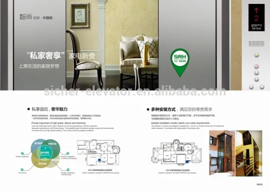 Low Price & High Quality 630kg - 1600kg Passenger Elevator One more procedure