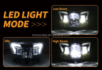 Morsun LED Headlight Assembly for Kawasaki Motorcycles