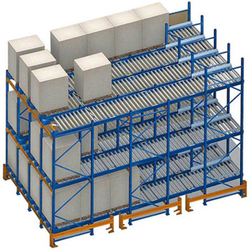 Gravitation Racking System: Warehouse Space-Saving Carton Flow Rack