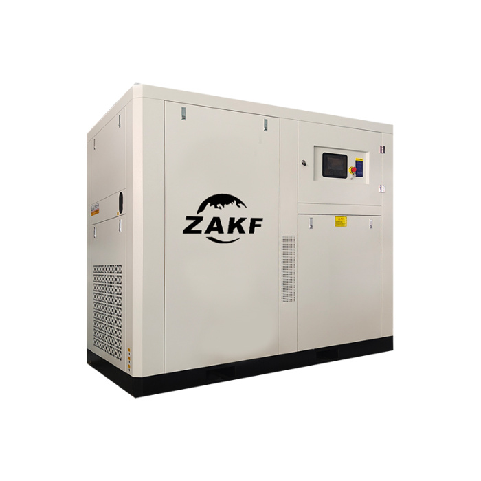 Compresor de aire de tornillo lubricado sin aceite Precision Manufacturing 75HP