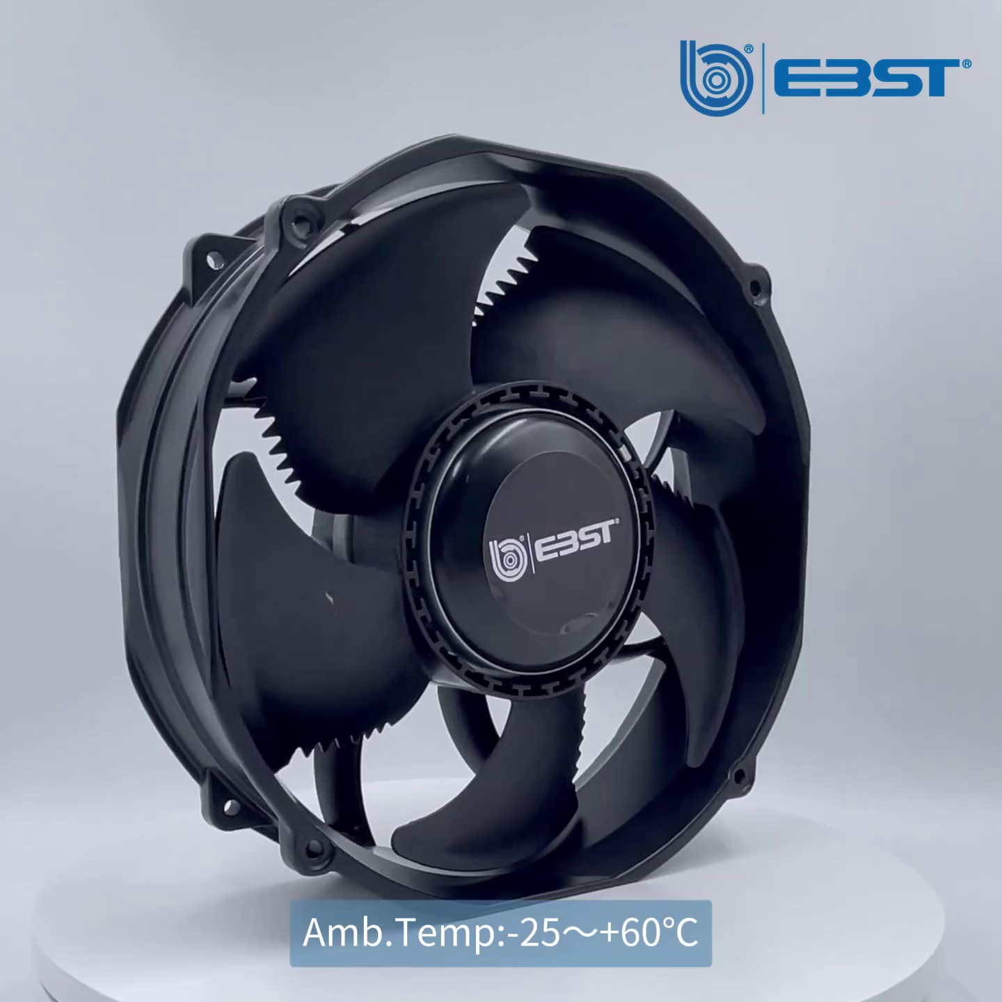 Ternary Flow Field Blade Design for DC180 Axial Blower