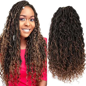 Crochet River Locs Hair 18inches For African Women Goddess Braiding Hair Extension Passion Twist Soft Locs River Locs Hair