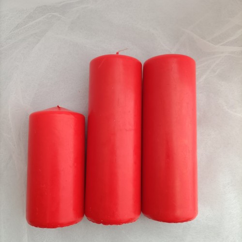 Bulk Buy Valentine Gift Cylinder Pillar Candles