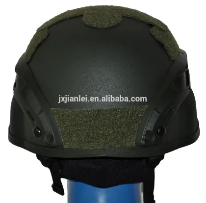 NIJ 3A Green US MICH 2000 Aramid Bulletproof Helmet With Aluminum Alloy VAS Shroud and Goggle Mount/Aramid Helmet/Twaron Helmet
