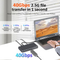 Thunderbolt3 도킹 스테이션 10in1 USB C Hub