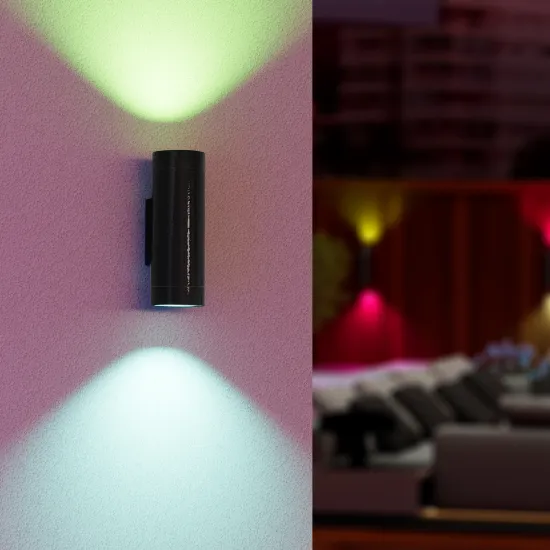 UCS2904B RGBW Up and Down LED Wall Light - High Quality Exterior Wall-Mounted COB Light