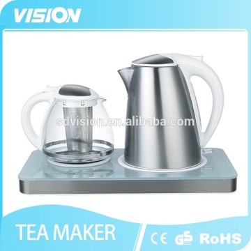8993T-E1 Electric Tempered Glass Tea kettle set