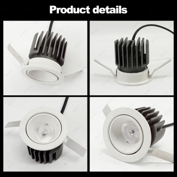 Kereskedelmi süllyesztett downlight reflektorfény alumínium foltfény