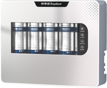 Silver 5 Stage UF Water Purifier Transparent Window