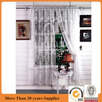 white lace curtains valance   