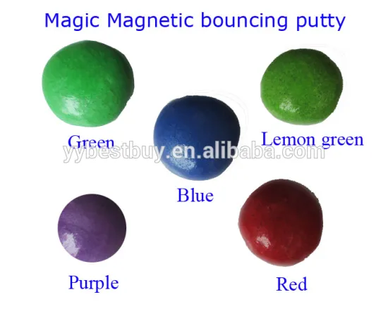 Magic magnetic thinking putty bright colors