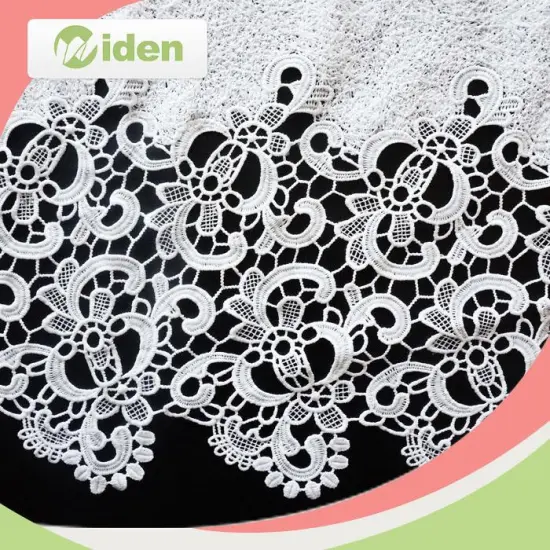 100% Milkypoly Chemical Lace Fabric Cloth Material Fabric