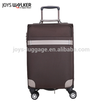 Brown trolley luggage soft trolley luggage