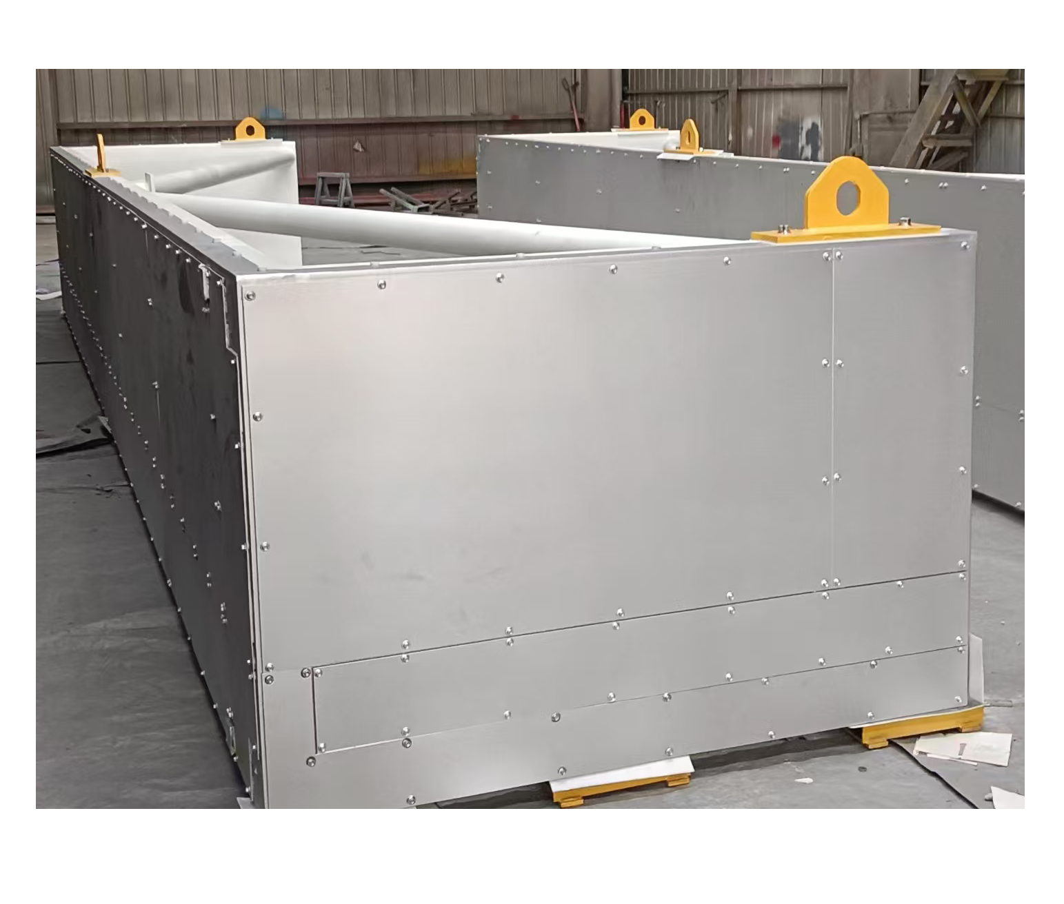 Gas turbine Air intake system Horinzontal Duct