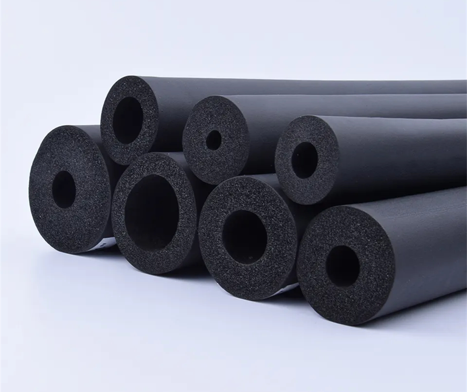 Good Quality Air Conditioner Black Closed Cell Flexible Rubber Foam Insulation Duct Insulation Pipe For Copper 5 Jpg