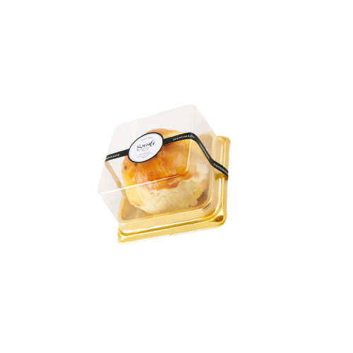 Recyclable Clear Transparent Plastic Square Cake Boxes