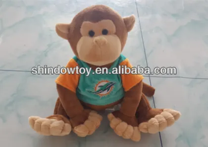 Plush monkey toy T-shrit monkey