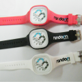 Nya Populära Kids Shining Silicone Sports Quartz Klockor