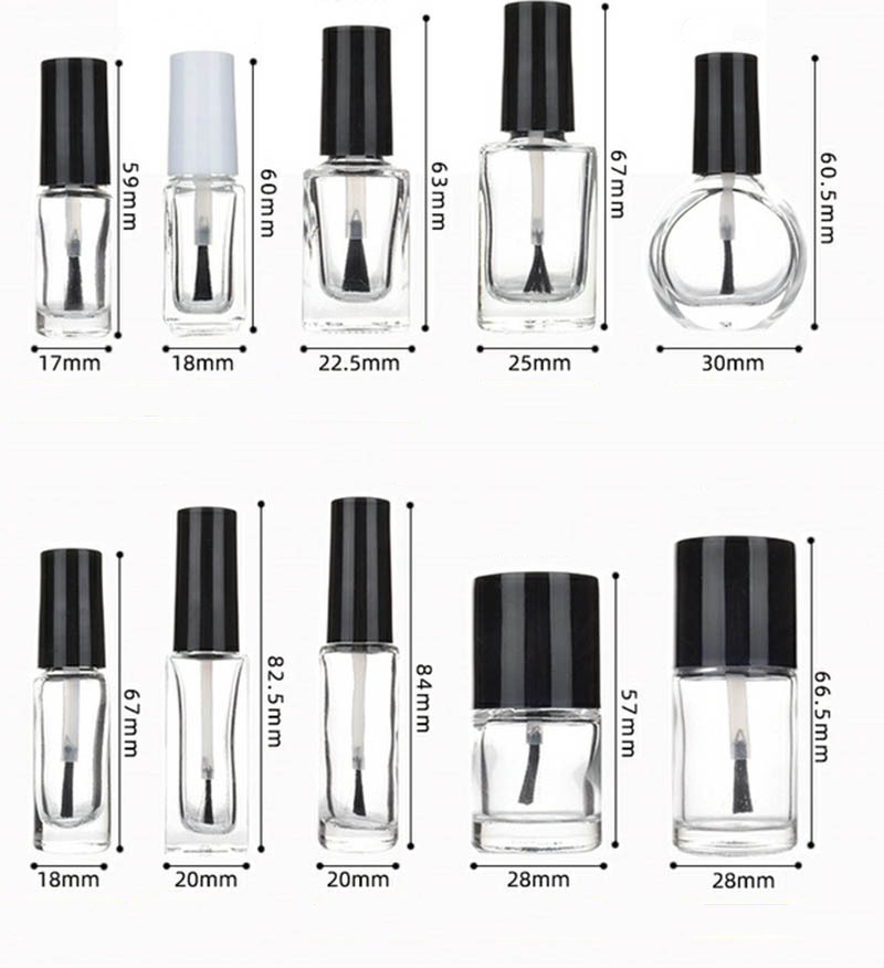 15ML Empty Nail Polish Bottle with Brush