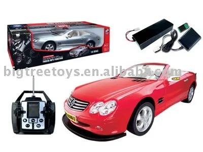 Nine channel remote control car with mp3