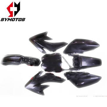 CRF70 Black Pit Bike Body Parts & Plastic Kit