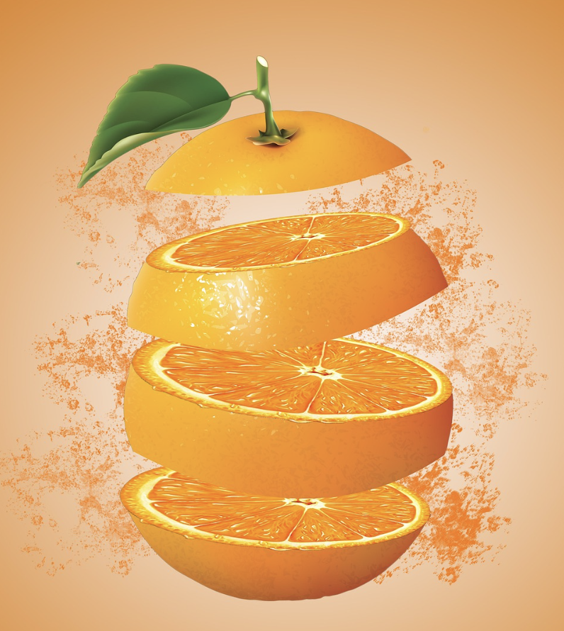 Orange Fruit Powder