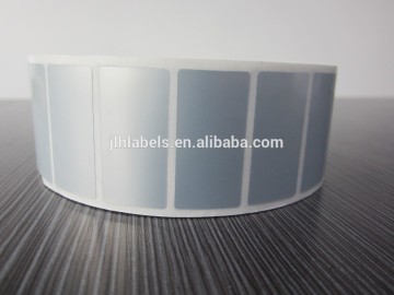16*32mm*1000pcs 50u Matt Silver PET Label Matalize Label