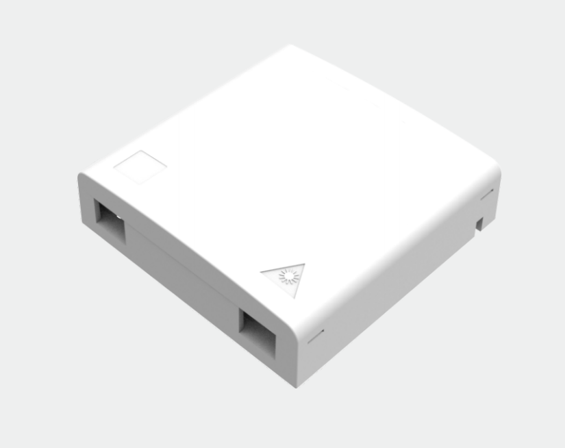 Fiber Optic Terminasi Box-2cores Outlet Kotak Dinding