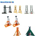 Electrical Cable Drum Jack Hydraulic Cable Reel Stand