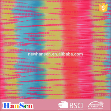 Full dull polyester spandex digital printed fabric