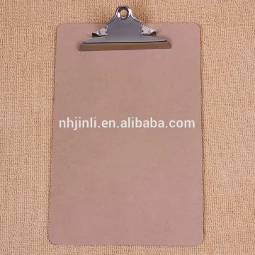 MDF clipboard with heavy duty clipboard