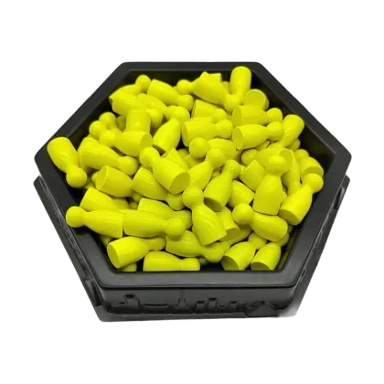 Colorful Wooden Humanoid Chess Set with Graffiti Engraved Flying Chess Accessories