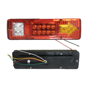 12V/24V Trailer Truck Tail Brake Stop Turn Light Indicator Reverse Lamp