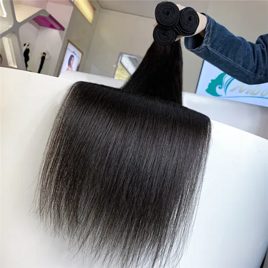 Mink Straight Brazilian Cuticle Aligned Virgin Human Hair Bundle Extension Cheap Wholesale Natural Human Hair Product Vendor