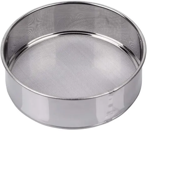 Heavy Duty 304 Stainless Steel Standard Test Sieve for Garden - Metal Sift Mesh Soil Sifter