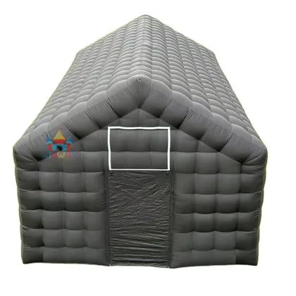 Inflatable LED Party Tent: White Commercial Outdoor Event Tent with LED Lights