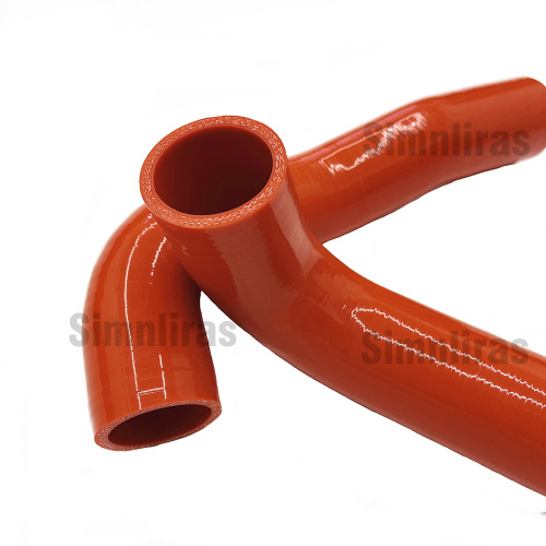 90 Deegree Red Acura NSX 2017-2022 Unterkühlerschlauchset mit Klemmen