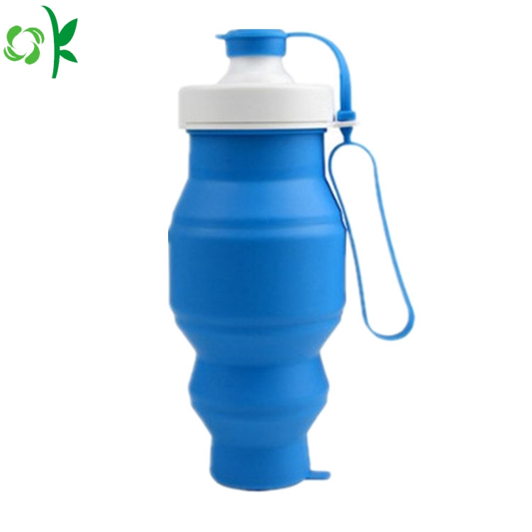 Fashionable Foldable Silicone Travel Camping Cup with Lids